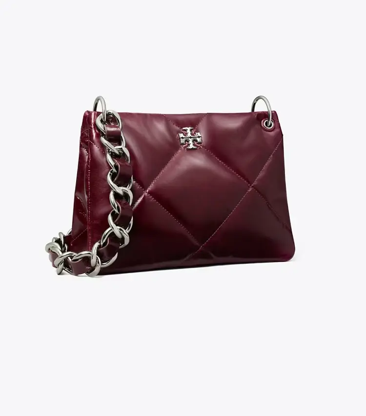 Small Kira Diamond Quilt Distressed Shoulder Bag