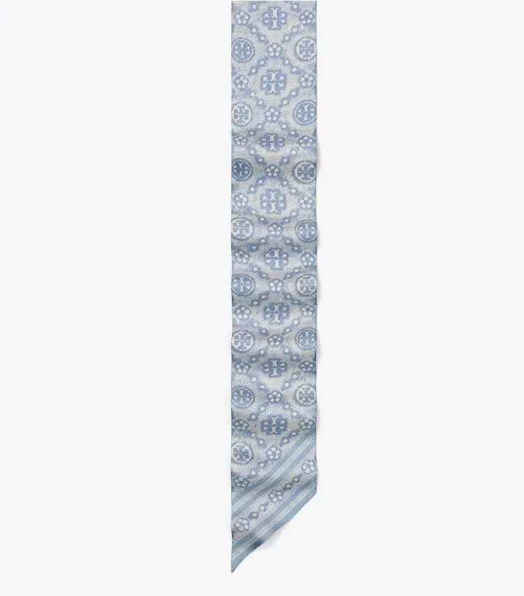 T Monogram Silk Ribbon Tie - Image 2