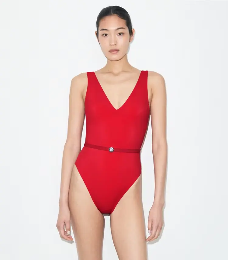 Belted Swimsuit - Image 2