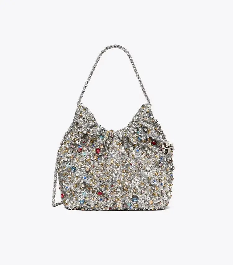 Mini Fleming Embellished Hobo Bag - Image 3