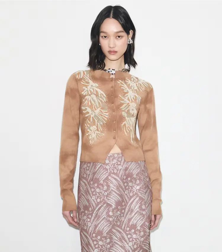 Embellished Wool Cardigan - Image 2