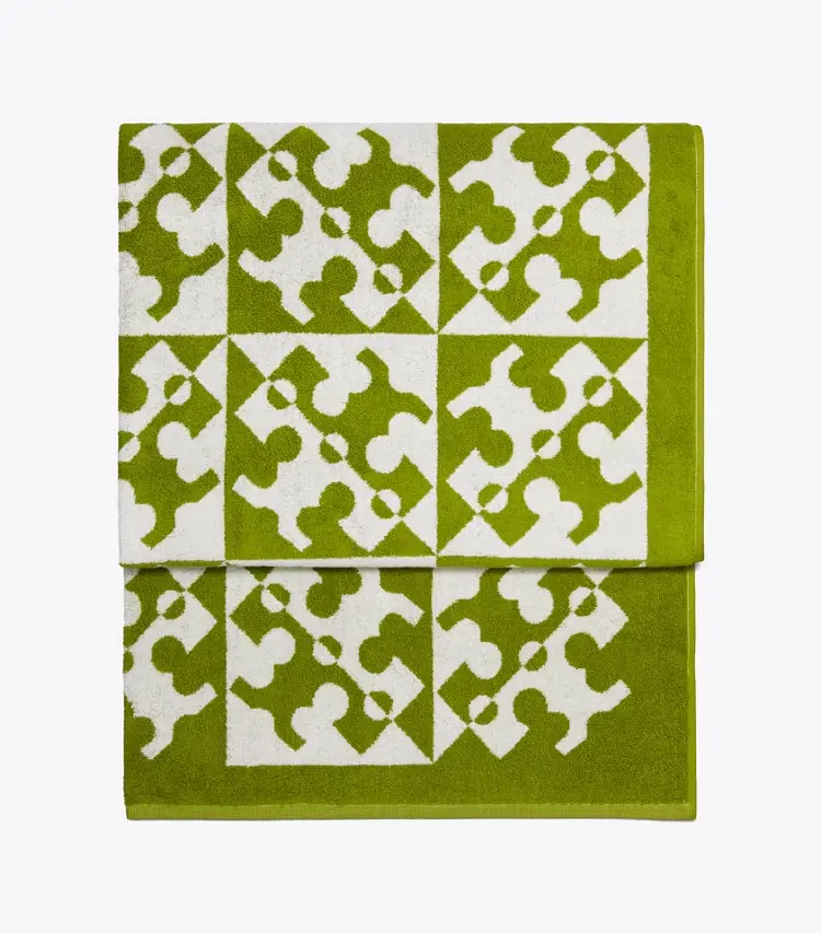 Diagonal T Jacquard Towel - Image 2