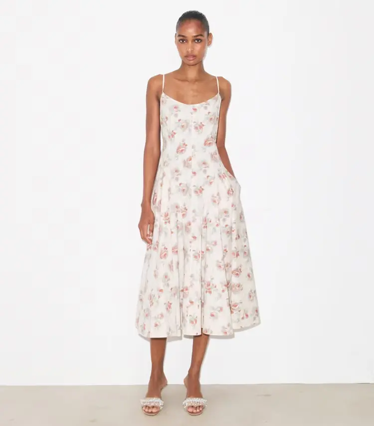 Printed Tank Dress - Image 2