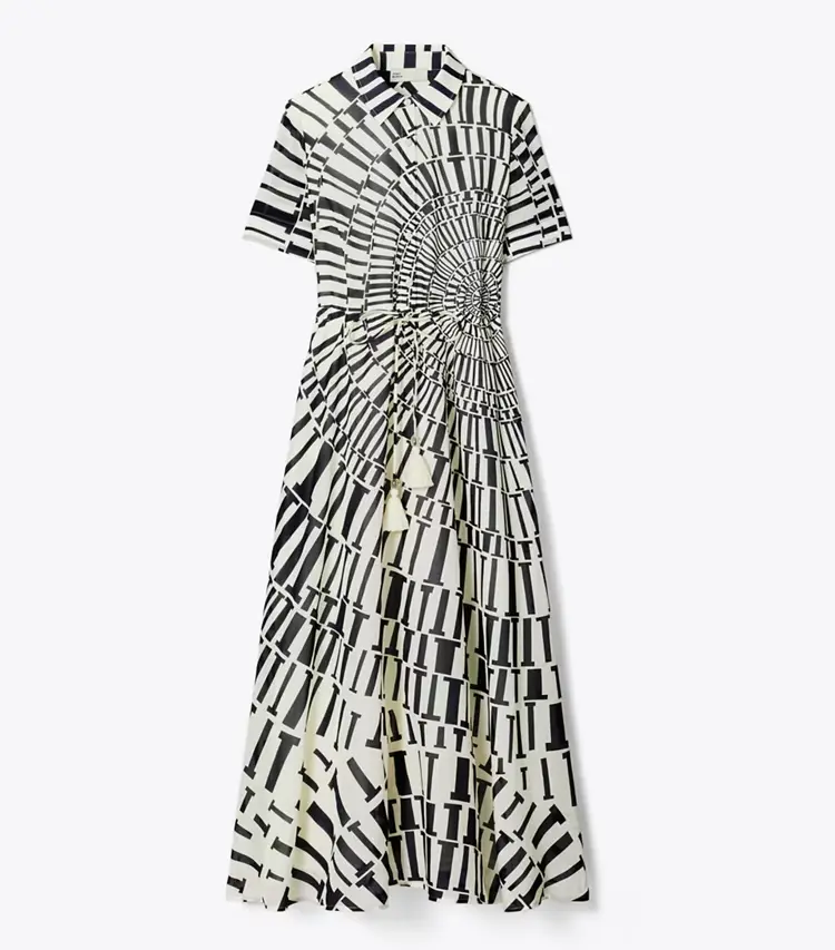 Silk Cotton Voile Shirtdress