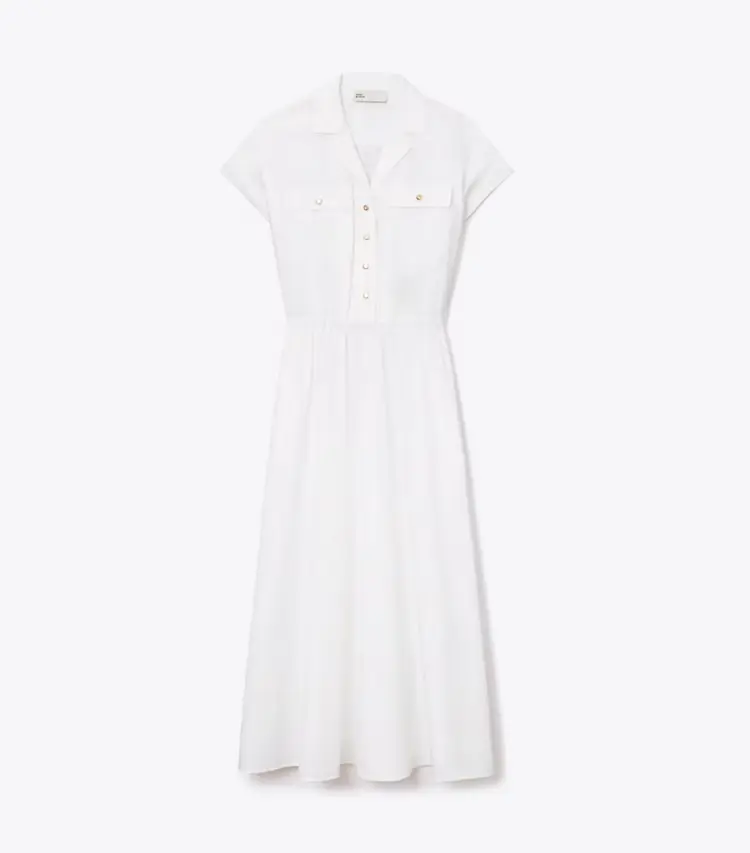 Cotton Poplin Shirtdress