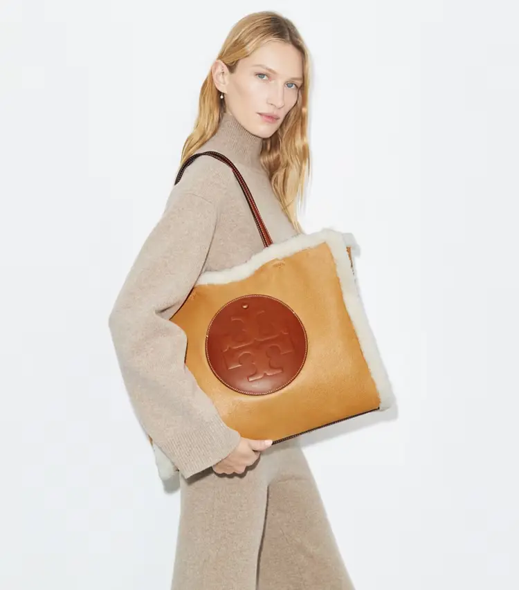 Ella Shearling Tote - Image 2