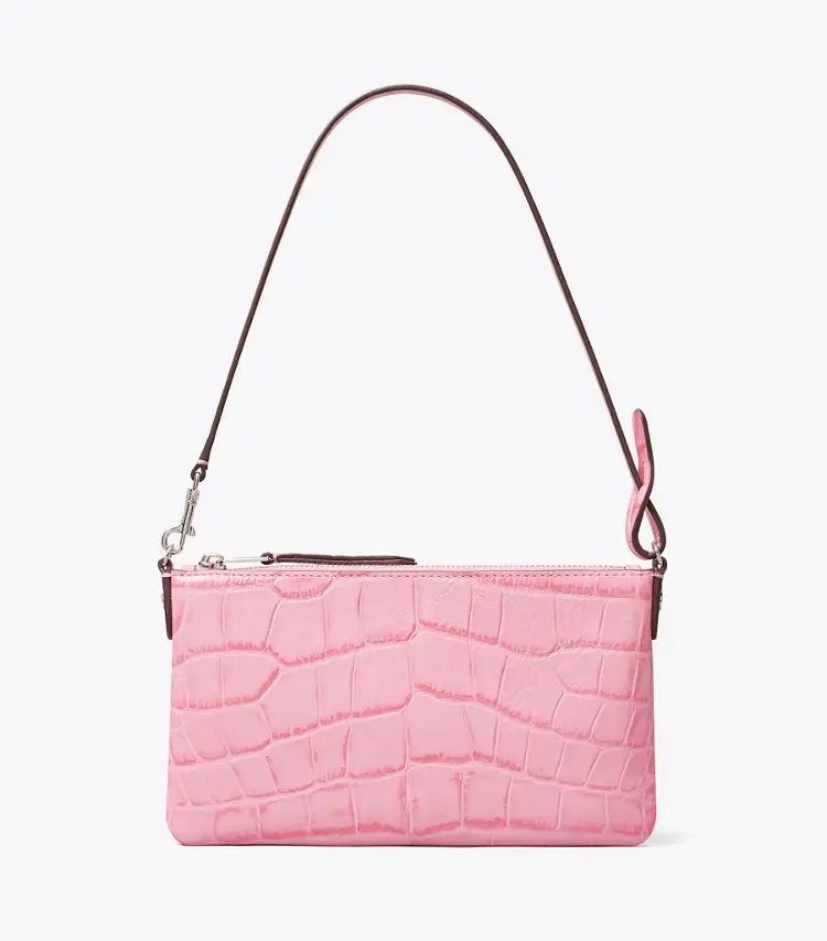 Croc-Embossed Pochette - Image 3