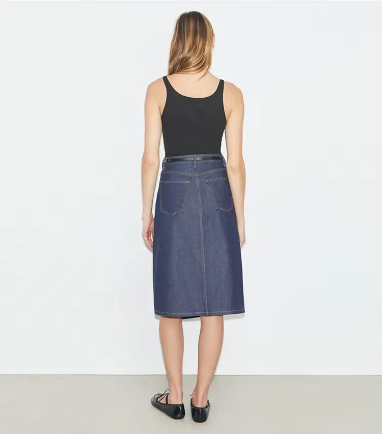 Cotton Denim Skirt - Image 3
