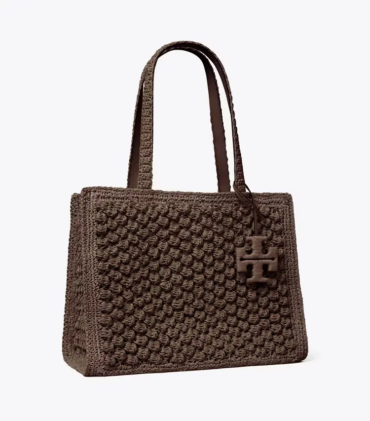 Small Ella Hand-Crocheted Popcorn Tote