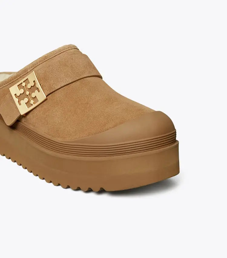Mellow Shearling Platform Mule - Image 4