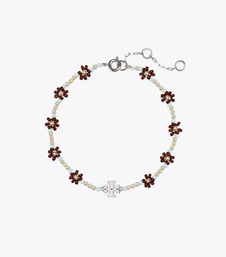 Curiosity Beaded Flower Bracelet
