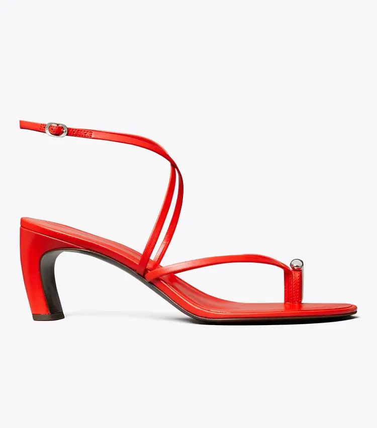 Pierced Multi-Strap Heeled Sandal - Image 3