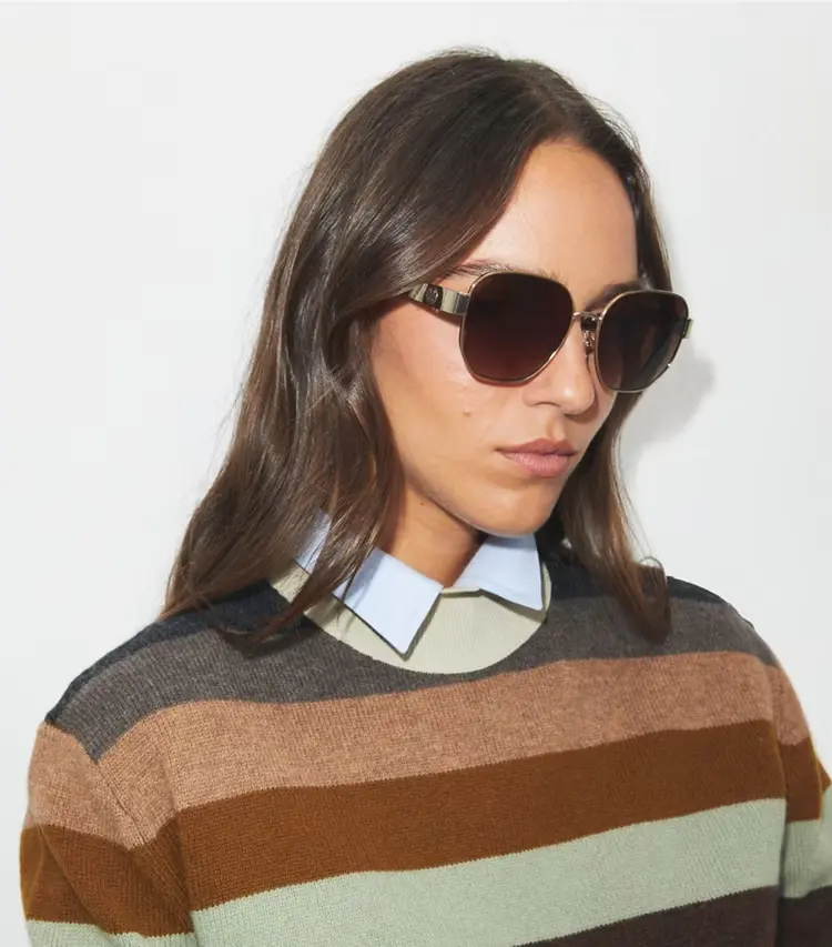 Miller Metal Square Sunglasses - Image 4