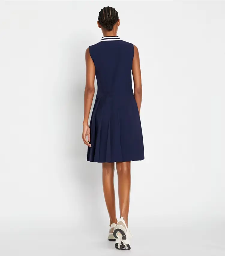 Performance Pleated Collar Golf Dress - Image 3