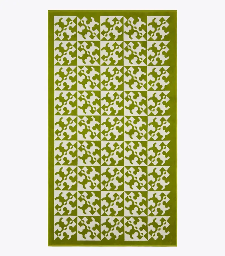 Diagonal T Jacquard Towel
