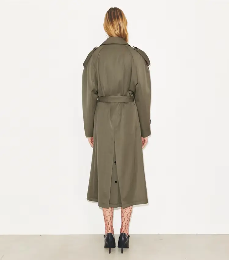 Wool Trench Coat - Image 3