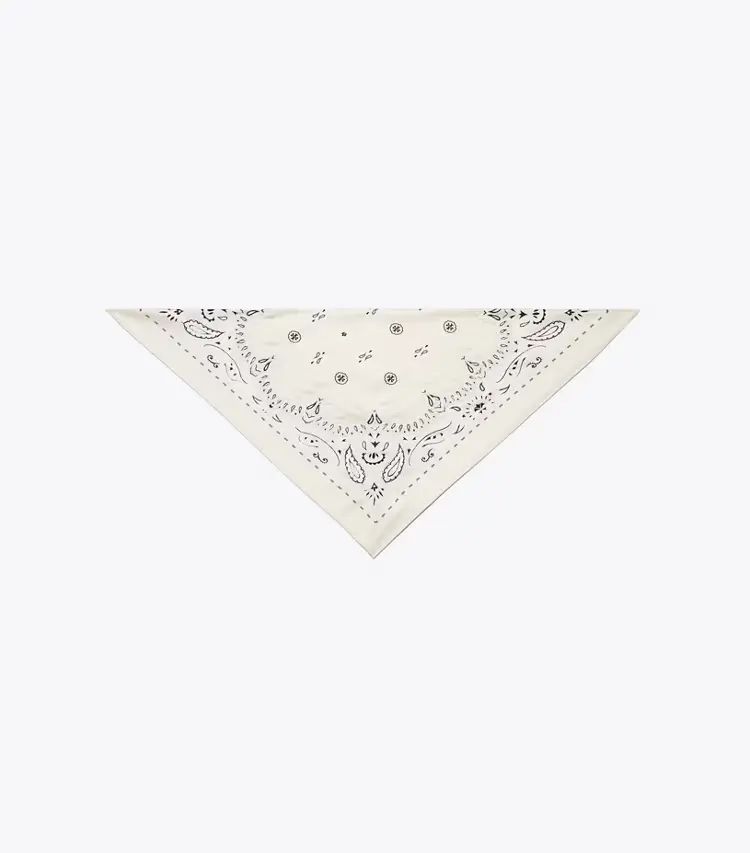 Beaded Bandana Triangle Scarf