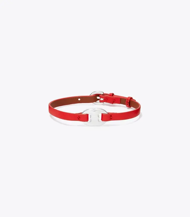 Gemini Link Leather Bracelet