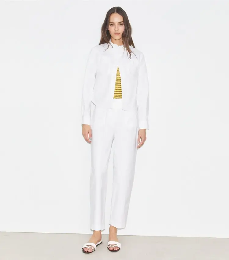 Cropped Cotton Jacket - Image 2