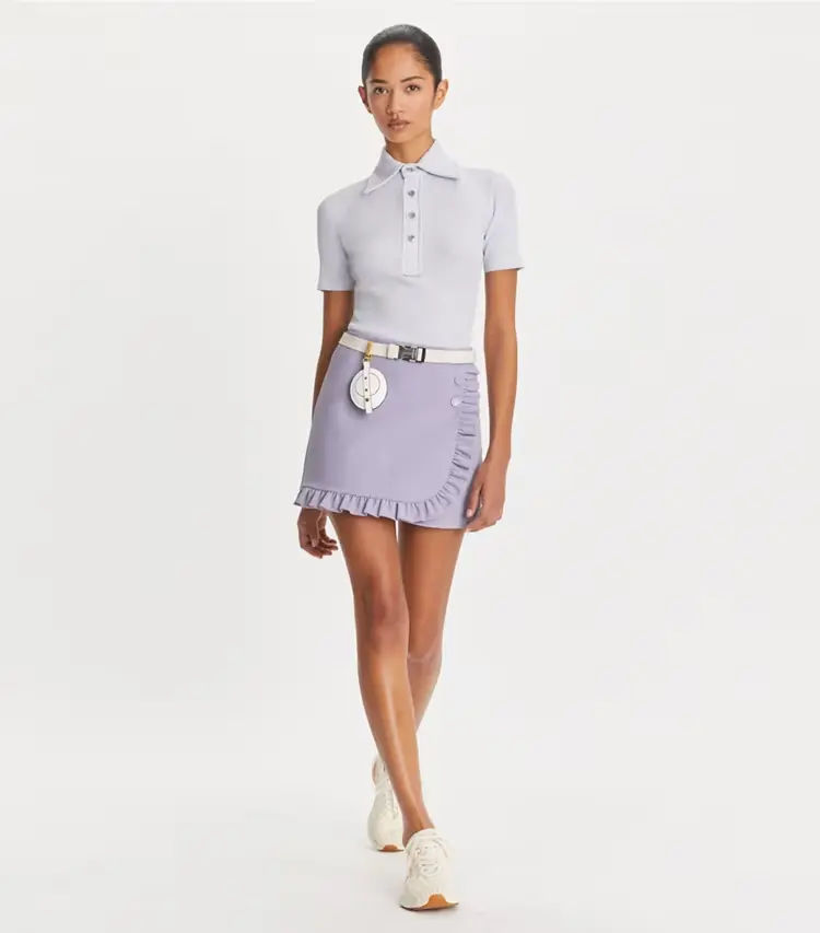 Ruffle Stretch Golf Skirt - Image 2