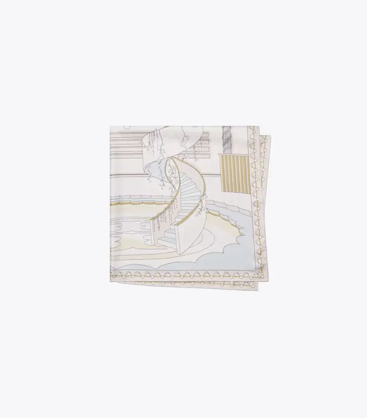 The Pool Silk Square Scarf - Image 3